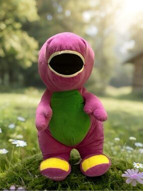 Barney Fisher -Price  2017 Jumbo plush Toy 26”